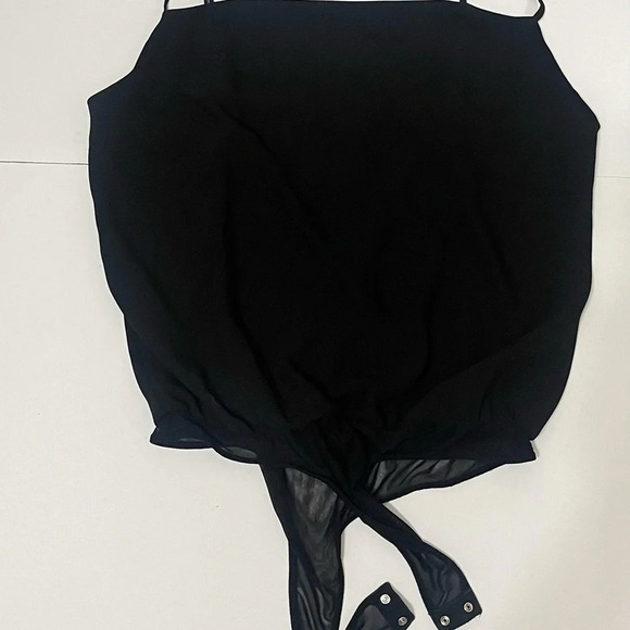 ASTR COWL DRAPE NECK BODYSUIT Sz Large - Picture 6 of 10